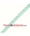 Cadena de Aluminio 9x7mm, Celeste