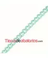 Cadena de Aluminio 9x7mm, Celeste