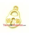 Colgante Candado 16x10mm, Dorado