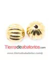 Bola Gallonada 8mm Agujero 2,5mm, Dorada