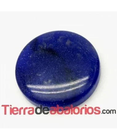 Cabujón Resina Redondo 10mm Azul Marino Cabujón Resina Redondo 10mm Azul Marino