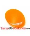 Cabujón Resina Oval 14x10mm Naranja