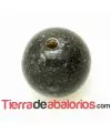 Bola Acrílica 16mm Agujero 2,8mm Negro Perlado