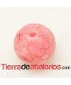 Bola Acrílica 16mm Agujero 2,8mm Agata Rosa