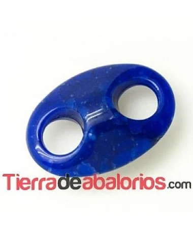 Calabrote Acrílico 25x17mm Azul Lapislazuli