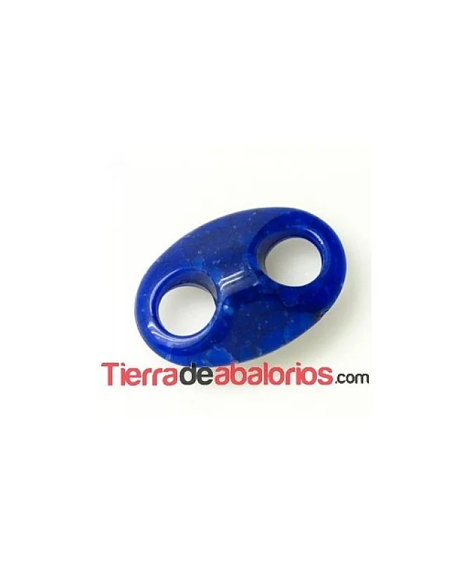 Calabrote Acrílico 25x17mm Azul Lapislazuli