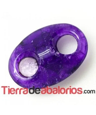 Calabrote Acrílico 25x17mm Púrpura