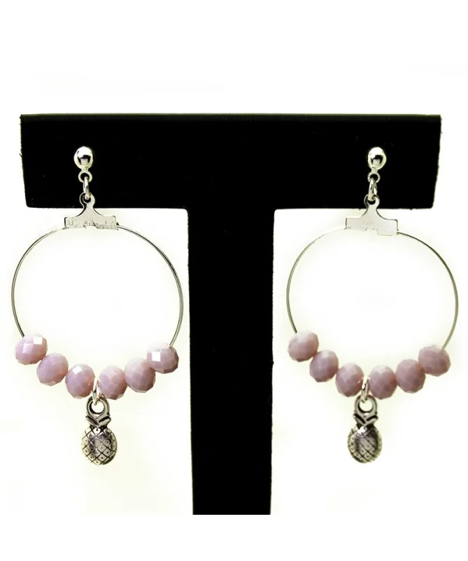 Colgante para Pendiente Aro 35mm, Plateado