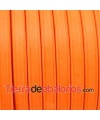 Cuero Regaliz 10x6mm - Naranja Fluorescente (metro)
