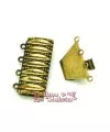 Cierre para 4 Vueltas 25x11mm Oro Viejo