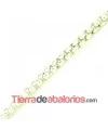 Cadena de Aluminio Eslabón Tubo 5mm, Plateada