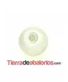 Perla de Cristal Checo 6mm Gris Mate