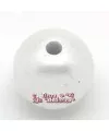 Resina Bola 14mm Agujero 2,8mm Blanca