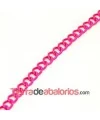 Cadena de Aluminio 9x7mm, Fucsia Fluor