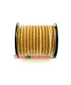Cinta Terciopelo 10mm Beige Pespunte Teja