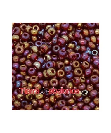Rocalla 6/0 Granate Irisado