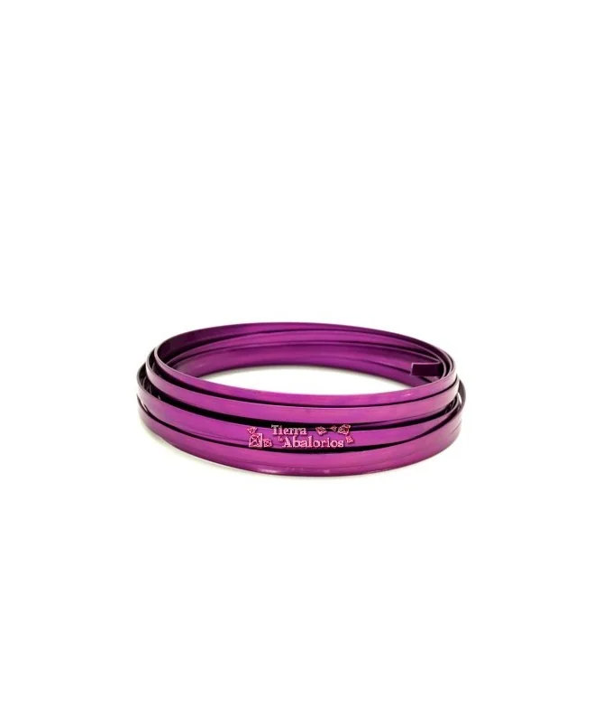 Aluminio Plano 6mm Morado