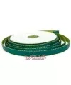 Lazo de Raso 10mm, Verde Botella Pespunte Oliva
