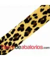 Cinta de Lycra Italiana Ancho 3cm. Leopardo