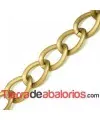 Cadena de Aluminio 45x34mm, Oro Viejo Rugoso