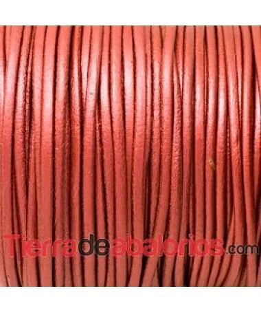 Cordón de Cuero 2,5mm Cobre