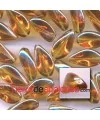 Entrepieza Torcida 24x13mm Ambar Irisado