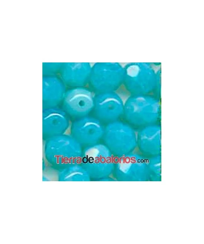 Facetada 8mm Caribe Blue Opal