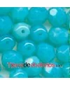 Facetada 8mm Caribe Blue Opal