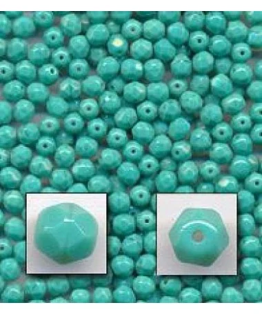 Facetada 12mm Turquesa