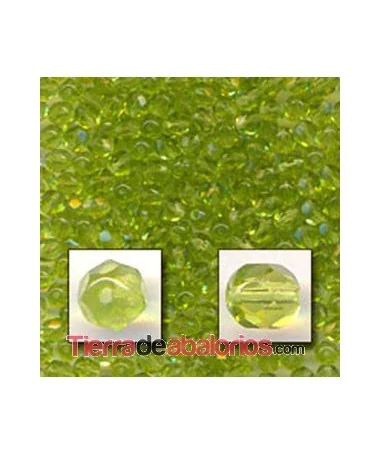 Facetada 14mm Olivine