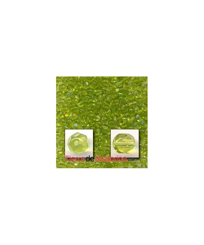 Facetada 14mm Olivine