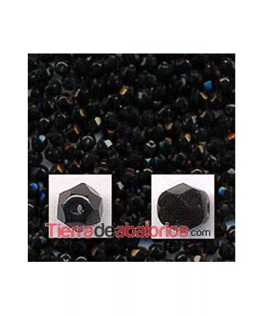 Facetada 20mm Negra