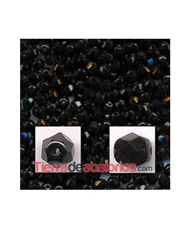 Facetada 16mm Negra