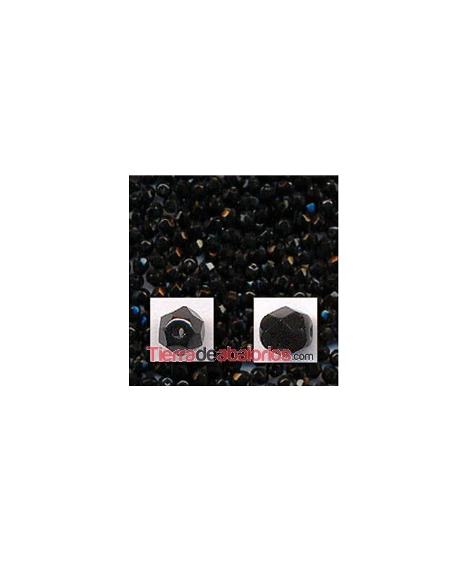 Facetada 16mm Negra