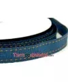 Lazo 15mm Gros Grain Azul Piedra Pespunte Topaz