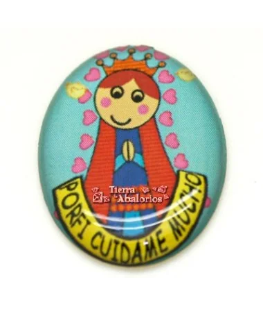 Cabujon Oval 18,5x24,5mm Porfi Cuidame Mucho