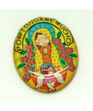 Cabujon Oval 18,5x24,5mm Porfi Cuidame Mucho Cabujon Oval 18,5x24,5mm Porfi Cuidame Mucho