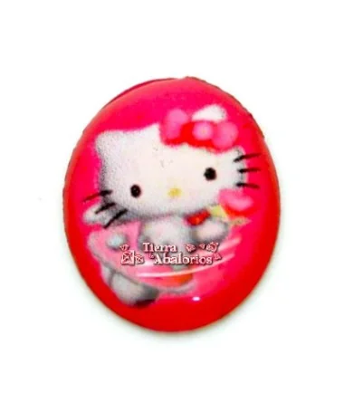 Cabujon Oval 11,5x15,5mm Kitty