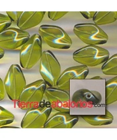 Entrepieza Hélice 22x14mm Agujero 1,5mm Olivine