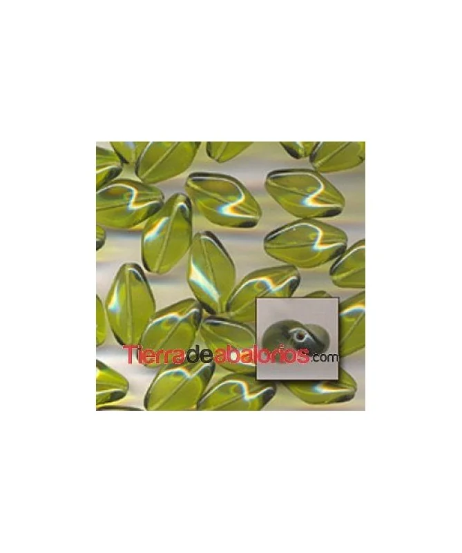 Entrepieza Hélice 22x14mm Agujero 1,5mm Olivine