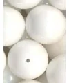 Perla de Cristal Checo 12mm Blanco AB