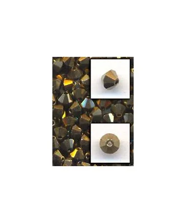 Tupi Bohemia 4mm - Oro Viejo (50 uds.)