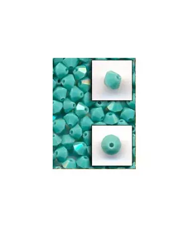 Tupi Bohemia 4mm - Verde Turquesa (50 uds.) Tupi Bohemia 4mm - Verde Turquesa (50 uds.)
