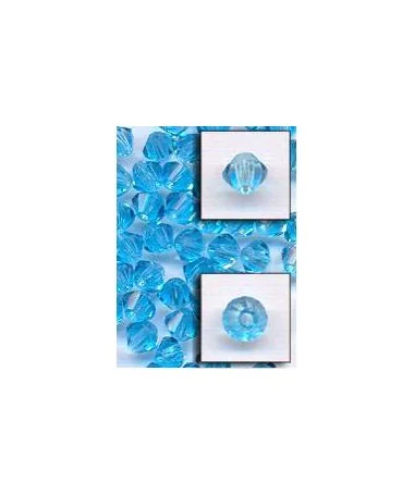 Tupi Bohemia 4mm - Aquamarine (50 uds.)