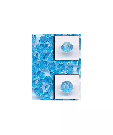 Tupi Bohemia 4mm - Aquamarine (50 uds.) Tupi Bohemia 4mm - Aquamarine (50 uds.)