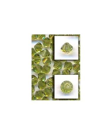 Tupi Bohemia 4mm - Olivine (50 uds.)
