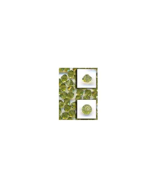 Tupi Bohemia 4mm - Olivine (50 uds.) Tupi Bohemia 4mm - Olivine (50 uds.)
