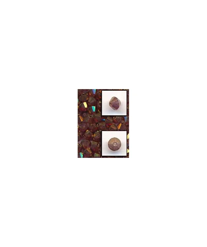 Tupi Bohemia 4mm - Bronce Irisado (50 uds.)