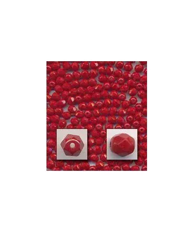 Facetada 4mm Granate Opaco