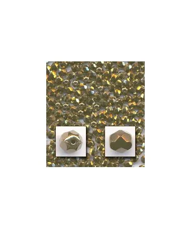 Facetada 6mm Oro Viejo